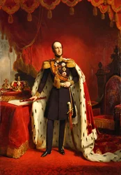 Portret van Willem II van Nederland (1792-1849)